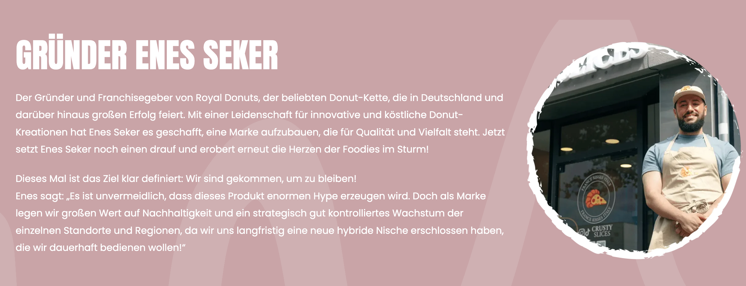 Enes Seker und Royal Donuts: Wie aus einer Geschäftsidee eine bekannte ...