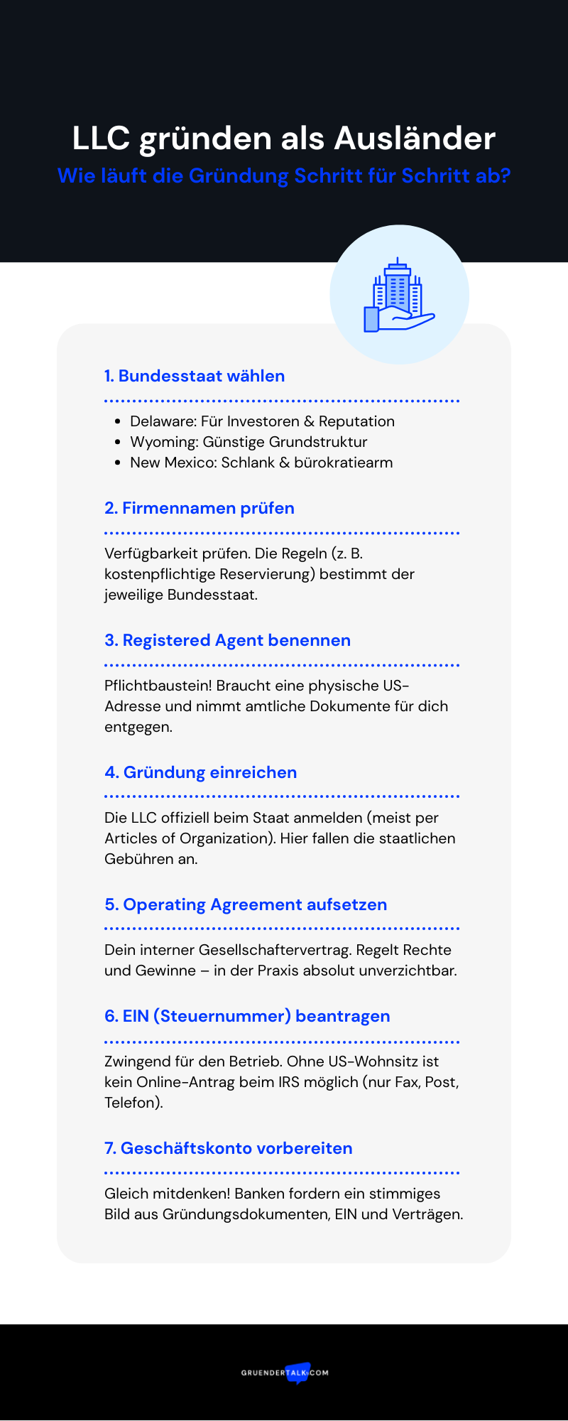 LLC Gründen als Ausänder